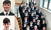 Top Abbey GCSE Students pictured with the Year Tutor, Mrs McCulla, SLT Pastoral Lead, Mr Gallagher, VP Mr Ruddy and Principal Mrs Savage. Included are: Luke Browne. Sean Smyth. Peter Nolan. Dara McEntee. Sean McCreesh. Cillian McCarthy. Daire McCumiskey. Jamie Cunningham. Ruairí McGurgan. Matthew Reavey. Ruairí Agnew. Conor Murphy. Ronan McParland. John McCaffrey. Luke Keenan. Nathan Smyth fortune. James Matthew’s Calum Carr. Fionntan Graham. Matthew Geoghan. Ciaran McCoy and Shea McKevitt. Missing from photo: Cahir McShane and Lorcan McCreesh. Inset shows Cahir McShane and Lorcan McCreesh.