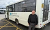 Cllr Aidan Mathers with one of the Trust vehicles