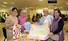 Ladies from Drumclose Craft Group, a community organisation based in the Dromalane area of Newry who hold weekly gatherings, with Siobhan Casey The Commissioner for Older People for Northern. Included are (from left) Helen Morrisey, Frances Rooney, Siobhan Casey and Vera McMahon.