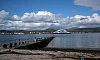 Le Lapérouse sails out of Warrenpoint. Photograph: Columba O'Hare/ Newry.ie 