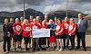 Members of Newry, Mourne and Down District Council’s Physical Activity Referral Scheme (PARS) and Cardiac Rehab group who took part in this year’s Belfast Marathon in aid of Northern Ireland Chest, Heart & Stroke. Included with Newry, Mourne and Down District Council Chairperson, Councillor Glyn Hanna, are Leigh Osborne and Niall Smyth from the charity, NMDDC Exercise Referral Co-ordinator Paula Early and Sports Development Manager Robert Geary.