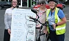 Members of the Newry U3A cycling group. From left: Marcella McBride, Patricia Lennon and Delia Van Der Lenden.