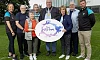 Newry, Mourne and Down District Council Chairperson, Councillor Glyn Hanna with (from left), NMDDC Move More Coordinator Laura Savage, Cancer Exercise Referral participants Dougie Marr, Gerry Morgan, Bernadette Mullan, Patricia Quinn and Paddy Lannin and NMDDC Sports Development Manager Robert Geary.