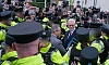 Jeffrey Donaldson arriving at Newry Courthouse at the start of his trial in April 2024. Photograph: Columba O'Hare/ Newry.ie 
