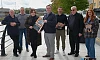 The Newry People's Forum Committee - Included from left are: Barry Reilly, Ross McArdle, Grainne Powell, Brian Cleland, Danny Hughes, Canon Francis Brown and Angela McCann. Missing from photograph is Martin Hughes. Photograph: Columba O'Hare/ Newry.ie 