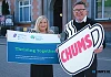  Eamon Quinn, Manager of The Chums Programme pictured with Helen Morrison, Delivery Lead for MayWe Events at the launch of the programme at Newry Town Hall. Photograph: Columba O'Hare/ Newry.ie 