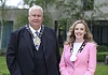 Newry, Mourne and Down District Council’s newly elected Chair, Councillor Glyn Hanna, and Deputy Chair, Councillor Doire Finn, pictured following their election at the Council’s Annual Meeting held in Downpatrick Civic Centre on Monday 1 June 2026.