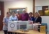 Pictured presenting the items to Daisy Hill Hospital were Oonagh Grant and Emma Kennedy Healthcare Support Assistants, Rodney and Ronnie O’Hare Friends of Daisy Hill, Sister Siobhan Rooney and Kay Carroll Head of Service. 