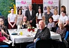 Pictured at the Work4Uplus Intergenerational Silver Service Event at Newry and Mourne Enterprise Agency, WIN, Newry. Included are guests, seated from left: Phylis Watson, Eileen Redford, Peter McEvoy, Michael Hughes, Bronagh Patterson and Maureen Patterson.  Also included standing from left: Sophie Casey, student; Pauline Coghlan, Programme Manager, Work4UPlus; Sean Crawford, Facilitator;  Debbie Carr, student; Aine Boyle; Abbie Collins, student; Ciara McGrath, Facilitator; Jenna O'Hanlon, student and Toni Connolly, student. Photograph: Columba O'Hare/ Newry.ie