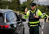 One of the police checkpoints at Cullaville