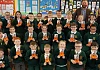 Recipients of the digital devices from St Patrick&rsquo;s PS in Newry.