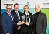 Launching the Road Safety Awards 2019 are from left:  Davy Jackson, Road Safe NI, Jonathan McKeown, CEO of CRASH Services, Inspector Rosie Leech, PSNI Roads Policing and U105s Frank Mitchell.