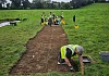 Work on the exciting archaeological excavation underway at Killyloughran near Creggan.
