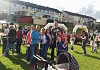 Enjoying the Barcroft family fun day.