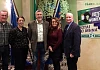 Conor Murphy MLA and Mickey Brady MP pictured  with Cllr Liz Kimmins , Cllr Charlie Casey and Sarah Jane McAllister
