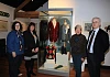 Newry, Mourne and Down District Council Chairperson, Councillor Valerie Harte pictured with, from left: Joanne Cummins Collection Officer at Newry and Mourne Museum, Dr Ken Abraham, Curator of Newry and Mourne Museum with Esther Bloch at the new exhibition of artefacts on display from Kilkeel Knitting Mills which was set up by Esther's parents, Edith and Kurt Sekules in 1950. The factory was subsequently managed by Esther's brother, Walter, until it closed in 2022.