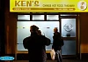 Even the Paparazzi descended on Ken's in Canal Street, Newry last night. Photograph: Columba O'Hare