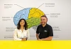 Announcing the important partnership are Dominic Darby, Group Technical Director at Around Noon and Ella Dobson, Corporate Partnerships Manager at Natasha’s Foundation.