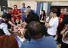 Participants take part in a hands-on simulation exercise as part of the HALO programme, practising the management of rare but serious medical emergencies. IMG: 1597: Participants practise clinical procedures using bespoke anatomical models developed to support hands-on learning during the HALO programme.