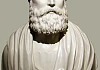 19th-century plaster bust of James McGeorge which is on display in Newry and Mourne Museum. Newry and Mourne Museum Collection