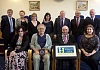 Pictured at the visit from the President of the EU Cultural Network Small Size