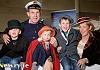 Colm and Emma Hurley from Burren with children Josh, Lauren and James celebrating the fact that they are 100 years too late for the Titanic at Explore, Engage, Enjoy at The Old Mill, Edward Street, Newry. The event was organised by the Ulster Folk and Transport Museum as part of the Small Size Big Festival. Photograph: Columba O'Hare