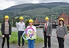 The regeneration of seven villages in the Newry, Mourne and Down District Council area is making significant progress through Environmental Improvement works after the villages received £3.2million of funding from the Mourne, Gullion and Lecale Rural Development Partnership (MGLRDP). Pictured (L-R) at Meigh Village are Declan Mulgrew, Local Action Group Member, Kevin McGarry, Rural Development Programme Manager, Councillor Roisin Mulgrew Local Action Group Chairperson, Councillor Robert Burgess, Local Action Group Member and Ann Grant, Local Action Group Vice Chairperson.  