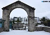 Willie Maley, the first Manager of Celtic was born in Linenhall Barracks, Newry in 1868. Pictured is a gate to the Barracks that still stands in Mourneview Park in Newry City. Photograph: Columba O'Hare/ Newry.ie 