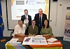 Outcomers LGBT+ Support Service with representatives from Louth County Council at the signing of the PEACEPLUS LGBTQIA+ Capacity Building and Community Empowerment Programme contract