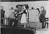 Newpoint Players’ production of George Bernard Shaw’s Arms and the Man, 1958  Included are Owen Mooney, Liam O’Callaghan, Ann Brady and Charlie Smyth. Produced by Mary Andress, the production won the Premier Award at the All-Ireland Drama Festival in Athlone.  Courtesy of Charlie Smyth