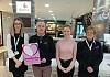 The Quays staff who completed ‘Breastfeeding Welcome Here Training’ to ensure success of the initiative. From left: Alannah Brennan, Health Inequalities Officer, Newry, Mourne and Down District Council; Rob Evans, Services Manager, The Quays Shopping Centre, Newry; Katie Mulligan, Officer Manager, The Quays Shopping Centre, Newry and Nuala Behan, Customer Services Representative, They Quays Shopping Centre, Newry.