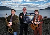 Blues on the Bay Director, Ian Sands, left, pictured with Paul Callan Diageo Northern Ireland and Festival performer Cormac Neeson