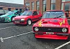 Stuart Biggerstaff’s VW Polo and Niall Braniff’s Ford Escort Mk2 were on display at the training night