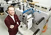Gareth Chambers, CEO of Around Noon, at the new printing press in Newry