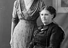 Rhoda Yetta Freeman (seated) and her daughter, Florence, pictured c.1911 when they were living in Newry. Courtesy of Lill Fanny Saether