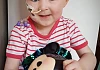 Three year old Ellen Treanor who is battling with stage 4 cancer.