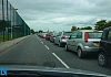 Cars parked on the Fathom Line. Photograph: Columba O'Hare/ Newry.ie 