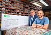 Founder Paul Valley pictured with Oxfam Ireland CEO Jim Clarken