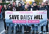 People Before Profit members at the Save Daisy Hill rally.