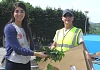 Ruth Colgan (Recycling Officer – NMDC), Paul McCabe (Recycling attendant - NMDC) 
