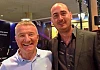 Wayne with Mike Sweeney from BBC Radio Manchester