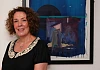 Anna Marie Savage pictured with her work at Newry and Mourne Museum. Newry and Mourne Museum Collection