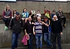 The team who helped at the wildflower sowing event.