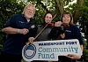 Financial assistance from Warrenpoint Port has hit the right note with traditional music group Warrenpoint Comhaltas, allowing the group to purchase new amplification equipment. Jimi Quinn and Kayley Curtis from the Comhaltas, are pictured with Warrenpoint Port CEO Clare Guinness celebrating the news.