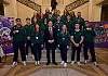 Communities Minister Gordon Lyons pictured with some of the Commonwealth Games Team NI athletes at a homecoming reception in Parliament Buildings.