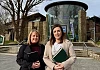 MLA Cathy Mason and Councillor Oonagh Hanlon at the St Patrick Centre.