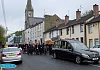 The Funeral cortege leaves St Catherine's Dominican.