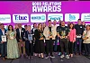 Community Champions recognised at the Good Relations Awards 2026, with winners Jesus Castaneda (Kabalikat / BIMAAK NI), Jordan Doran (Westland Community Group), Dr Marianne Doherty (Ulster University Prison Project), representatives from Newry Mela 2025 (Newry Indian Arts Club), representatives from TAMHI and Valerie Walker (Old Mill Court, Sion Mills) pictured alongside fellow finalists and highly commended recipients.