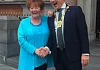 Anne Mullen with Cllr Mark Morning, Chairman, Newry, Mourne and Down Council. 