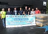 Getting ready for the Bath Tub Race are from left: Eamon Burke,IWAI; Andrew Kernohan, Peace 3, Southern Partnership; Mayor Mickey Ruane; Paul Harris  MJM; Dessie McMahon, Abbey Event Management; Billy Campbell, Abbey Events; Peter Maxwell, IWAI and Paul McCann, Abbey Events.